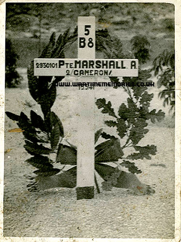 Keran War Grave Albert Marshall